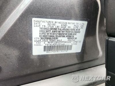 Zdjęcie 14 z 14 samochodu: 2020 NISSAN KICKS S VIN:3N1CP5BV8LL515787 - miniatura