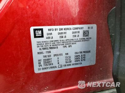 Zdjęcie 13 z 13 samochodu: 2021 CHEVROLET TRAILBLAZER LT VIN:KL79MRSL7MB056418 - miniatura