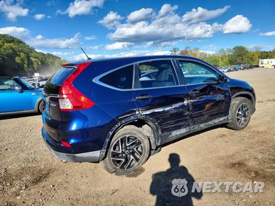 Trzecie zdjęcie samochodu z tyłu: 2016 HONDA CR-V SE VIN:5J6RM4H41GL037989 - miniatura