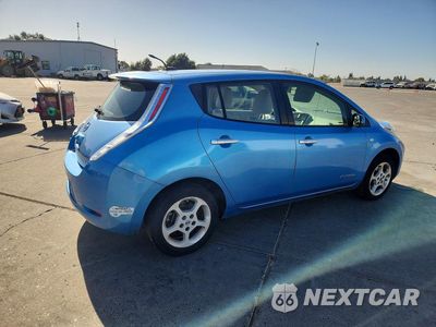 Trzecie zdjęcie samochodu z tyłu: 2011 NISSAN LEAF SV VIN:JN1AZ0CP2BT009306 - miniatura