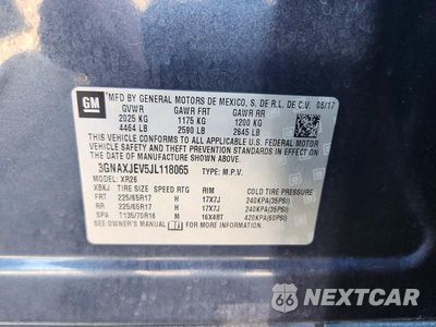 Zdjęcie 13 z 13 samochodu: 2018 CHEVROLET EQUINOX LT VIN:3GNAXJEV5JL118065 - miniatura