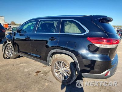 Drugie zdjęcie samochodu z przodu: 2019 TOYOTA HIGHLANDER XLE VIN:5TDKZRFH9KS314293 - miniatura