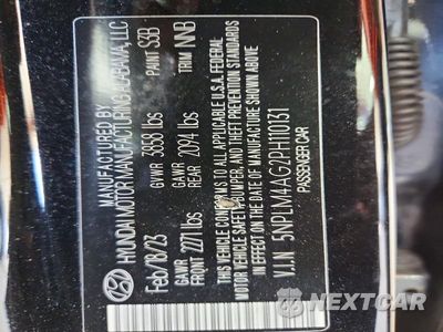 Zdjęcie 12 z 12 samochodu: 2023 HYUNDAI ELANTRA SEL VIN:5NPLM4AG2PH110131 - miniatura