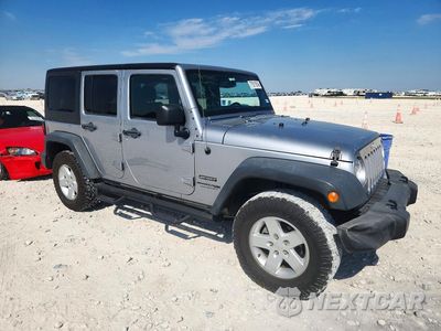 Czwarte zdjęcie samochodu z boku: 2018 JEEP WRANGLER UNLIMITED SPORT VIN:1C4HJWDG1JL938499 - miniatura