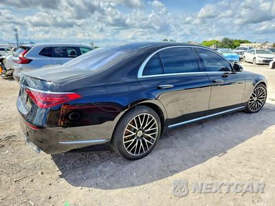 Trzecie zdjęcie samochodu z tyłu: 2023 MERCEDES-BENZ S 580 4MATIC VIN:W1K6G7GB4PA231354 - miniatura