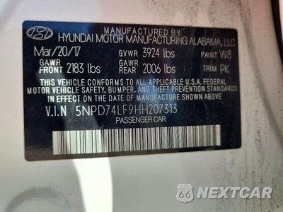 Zdjęcie 13 z 13 samochodu: 2017 HYUNDAI ELANTRA SE VIN:5NPD74LF9HH207313 - miniatura