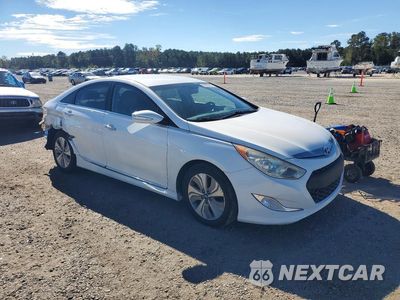 Czwarte zdjęcie samochodu z boku: 2013 HYUNDAI SONATA HYBRID VIN:KMHEC4A46DA098288 - miniatura
