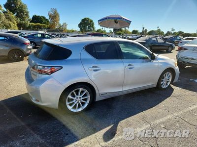 Trzecie zdjęcie samochodu z tyłu: 2012 LEXUS CT 200 VIN:JTHKD5BH6C2101788 - miniatura