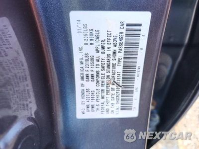 Zdjęcie 12 z 12 samochodu: 2014 HONDA ACCORD EXL VIN:1HGCR2F89EA139347 - miniatura