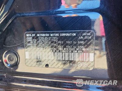 Zdjęcie 13 z 13 samochodu: 2016 MITSUBISHI OUTLANDER SE VIN:JA4AD3A35GZ056051 - miniatura