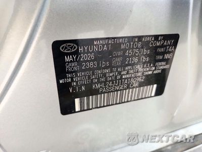 Zdjęcie 12 z 12 samochodu: 2026 HYUNDAI SONATA HYBRID BLUE VIN:KMHL24JJ1TA180962 - miniatura