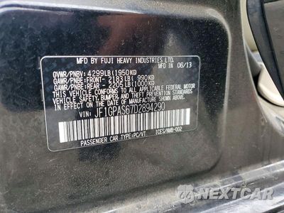 Zdjęcie 14 z 14 samochodu: 2013 SUBARU IMPREZA SPORT LIMITED VIN:JF1GPAS67D2894290 - miniatura