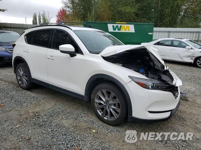 Czwarte zdjęcie samochodu z boku: 2021 MAZDA CX-5 GRAND TOURING VIN:JM3KFBDM5M1457572 - miniatura