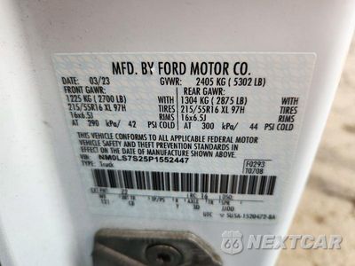 Zdjęcie 13 z 13 samochodu: 2023 FORD TRANSIT VIN:NM0LS7S25P1552447 - miniatura