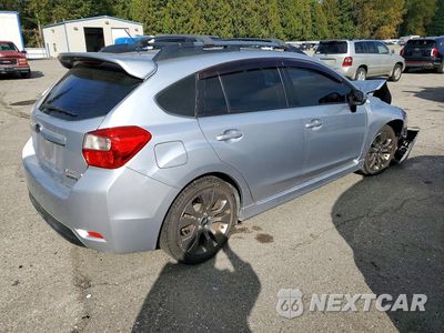 Trzecie zdjęcie samochodu z tyłu: 2015 SUBARU IMPREZA SPORT VIN:JF1GPAU63FH204161 - miniatura