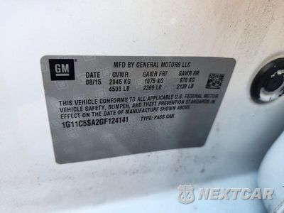 Zdjęcie 12 z 12 samochodu: 2016 CHEVROLET MALIBU LIMITED LT VIN:1G11C5SA2GF124141 - miniatura