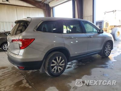 Trzecie zdjęcie samochodu z tyłu: 2019 HONDA PILOT EXL VIN:5FNYF6H52KB028715 - miniatura