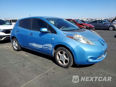 Czwarte zdjęcie samochodu z boku: 2012 NISSAN LEAF SV VIN:JN1AZ0CP9CT015816 - miniatura