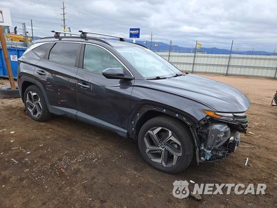 Czwarte zdjęcie samochodu z boku: 2022 HYUNDAI TUCSON SEL VIN:5NMJCCAE7NH050070 - miniatura