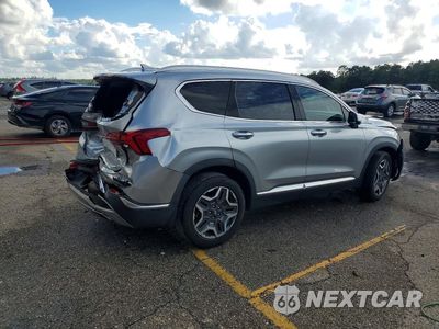 Trzecie zdjęcie samochodu z tyłu: 2022 HYUNDAI SANTA FE LIMITED VIN:5NMS44AL4NH438735 - miniatura
