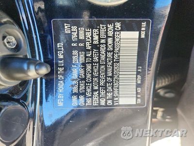 Zdjęcie 12 z 12 samochodu: 2017 HONDA CIVIC TYPE-R TOURING VIN:SHHFK8G72HU202632 - miniatura