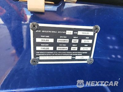 Zdjęcie 10 z 10 samochodu: 2021 HDK GOLF CART VIN:7MZL20823MC000537 - miniatura