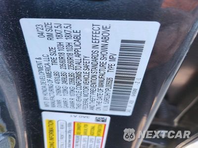 Zdjęcie 13 z 13 samochodu: 2023 HONDA CR-V EXL VIN:5J6RS3H71PL005926 - miniatura