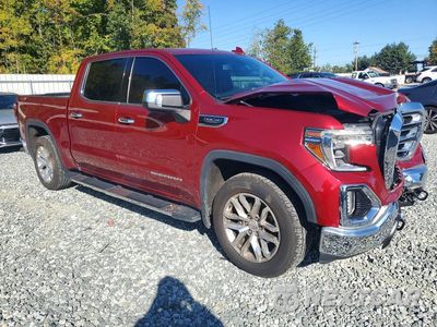 Czwarte zdjęcie samochodu z boku: 2019 GMC SIERRA K1500 SLT VIN:3GTU9DED2KG219308 - miniatura