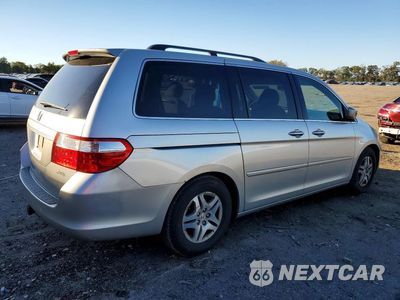 Trzecie zdjęcie samochodu z tyłu: 2007 HONDA ODYSSEY EX VIN:5FNRL38407B060671 - miniatura