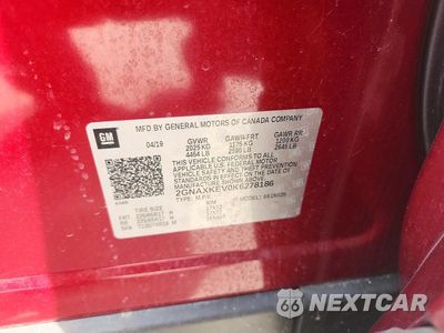 Zdjęcie 13 z 13 samochodu: 2019 CHEVROLET EQUINOX LT VIN:2GNAXKEV0K6278186 - miniatura