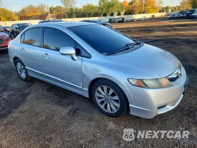 Czwarte zdjęcie samochodu z boku: 2010 HONDA CIVIC EXL VIN:2HGFA1F91AH310675 - miniatura