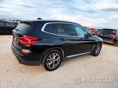Trzecie zdjęcie samochodu z tyłu: 2021 BMW X3 SDRIVE30I VIN:5UXTY3C04M9F65230 - miniatura
