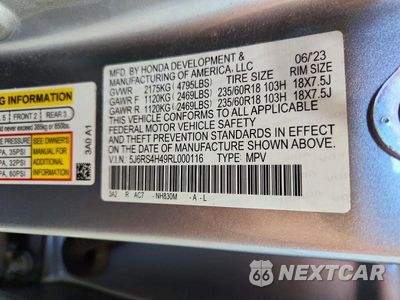Zdjęcie 13 z 13 samochodu: 2024 HONDA CR-V EX VIN:5J6RS4H49RL000116 - miniatura