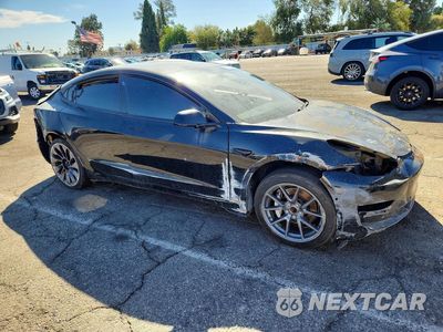 Czwarte zdjęcie samochodu z boku: 2021 TESLA MODEL 3 VIN:5YJ3E1EC6MF936221 - miniatura