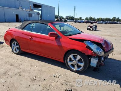 Czwarte zdjęcie samochodu z boku: 2005 TOYOTA CAMRY SOLARA SLE V6 VIN:4T1FA38P75U048052 - miniatura
