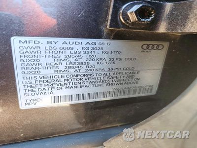 Zdjęcie 12 z 12 samochodu: 2018 AUDI Q7 PREMIUM PLUS VIN:WA1LAAF79JD007182 - miniatura