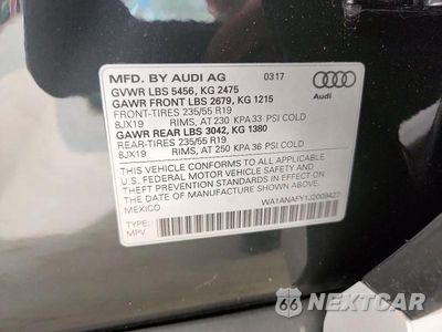 Zdjęcie 13 z 13 samochodu: 2018 AUDI Q5 PREMIUM VIN:WA1ANAFY1J2009427 - miniatura