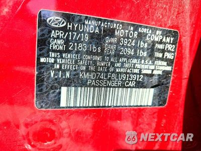 Zdjęcie 13 z 13 samochodu: 2020 HYUNDAI ELANTRA SE VIN:KMHD74LF8LU913912 - miniatura