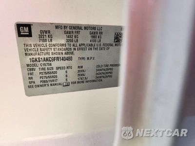 Zdjęcie 13 z 13 samochodu: 2015 GMC YUKON SLE VIN:1GKS1AKC9FR140480 - miniatura