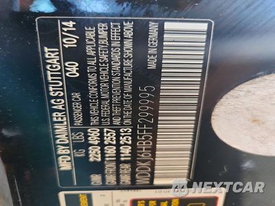 Zdjęcie 12 z 12 samochodu: 2015 MERCEDES-BENZ E 400 4MATIC VIN:WDDKJ6HB5FF299995 - miniatura