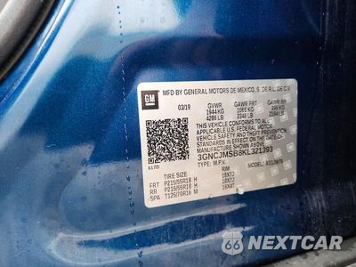 Zdjęcie 13 z 13 samochodu: 2019 CHEVROLET TRAX PREMIER VIN:3GNCJMSB8KL321393 - miniatura