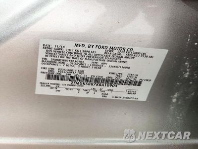 Zdjęcie 14 z 14 samochodu: 2019 FORD FLEX SE VIN:2FMGK5B87KBA10904 - miniatura