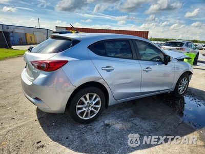 Trzecie zdjęcie samochodu z tyłu: 2017 MAZDA 3 SPORT VIN:3MZBN1K77HM106509 - miniatura