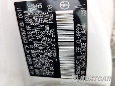Zdjęcie 12 z 12 samochodu: 2012 SCION XD BASE VIN:JTKKU4B44C1016925 - miniatura