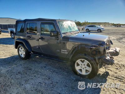 Czwarte zdjęcie samochodu z boku: 2018 JEEP WRANGLER UNLIMITED SPORT VIN:1C4BJWDG3JL850933 - miniatura