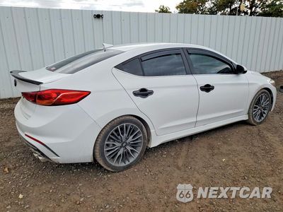 Trzecie zdjęcie samochodu z tyłu: 2018 HYUNDAI ELANTRA SPORT VIN:KMHD04LB5JU476241 - miniatura