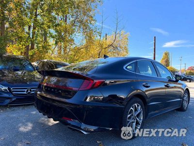 Czwarte zdjęcie samochodu z boku: 2020 HYUNDAI SONATA SEL VIN:5NPEL4JA2LH011889 - miniatura