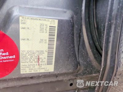 Zdjęcie 12 z 12 samochodu: 2014 NISSAN ALTIMA 2.5 SL VIN:1N4AL3AP1EN330819 - miniatura