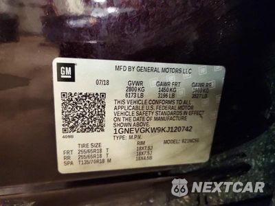 Zdjęcie 14 z 14 samochodu: 2019 CHEVROLET TRAVERSE LT VIN:1GNEVGKW9KJ120742 - miniatura