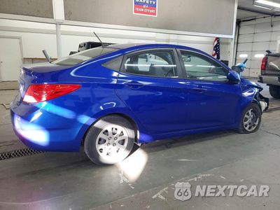 Trzecie zdjęcie samochodu z tyłu: 2012 HYUNDAI ACCENT GL (MIDDLE-LOW GRADE) VIN:KMHCT4AEXCU208174 - miniatura